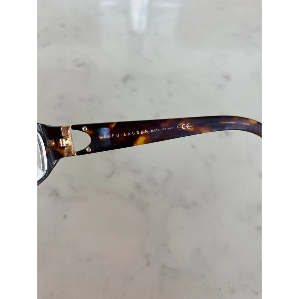 Ralph Lauren Tortoise Shell Eyeglasses Frames Italy 52-15-135
